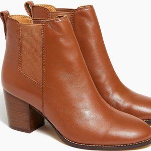 NWOT J.CREW Rory Leather Heeled Boots